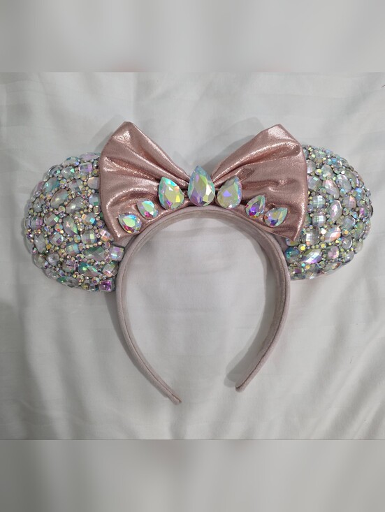 Accessories - Mickey Sparkle Bow Ear Headband - Pink